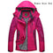 Women Waterproof Hooded Winter Jacket-Women Rose Red-M-JadeMoghul Inc.