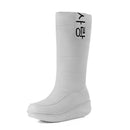 Women Waterproof Knee Length Platform Snow Shoes /Boots-White-4-JadeMoghul Inc.