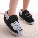 Women Winter Home Slippers Cartoon Cat Shoes Non-slip Soft Winter Warm House Slippers Indoor Bedroom Lovers Couples Floor Shoes-black top-11-JadeMoghul Inc.