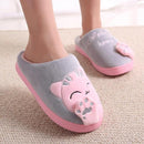 Women Winter Home Slippers Cartoon Cat Shoes Non-slip Soft Winter Warm House Slippers Indoor Bedroom Lovers Couples Floor Shoes-gary-11-JadeMoghul Inc.