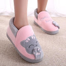 Women Winter Home Slippers Cartoon Cat Shoes Non-slip Soft Winter Warm House Slippers Indoor Bedroom Lovers Couples Floor Shoes-Pink top-11-JadeMoghul Inc.
