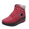 Women Winter Platform Sneakers With Soft Fur Lining-red 2-5-JadeMoghul Inc.