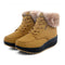 Women Winter Platform Sneakers With Soft Fur Lining-yellow 3-5-JadeMoghul Inc.