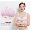 Women's Maternity Nursing Bra In Comfortable Cotton Material-Colored powder-B-34-JadeMoghul Inc.