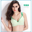 Women's Maternity Nursing Bra In Comfortable Cotton Material-green-B-34-JadeMoghul Inc.