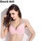 Women's Maternity Nursing Bra In Comfortable Cotton Material-pink gray-B-34-JadeMoghul Inc.