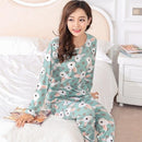Womens Pajamas Sets Long sleeve suit pajamas Women Summer cartoon pajamas Sets home Wear shorts Men tracksuit Pyjamas Suits-huangdiangou pink-S-JadeMoghul Inc.