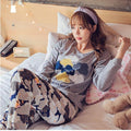Womens Pajamas Sets Long sleeve suit pajamas Women Summer cartoon pajamas Sets home Wear shorts Men tracksuit Pyjamas Suits