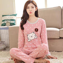 Womens Pajamas Sets Long sleeve suit pajamas Women Summer cartoon pajamas Sets home Wear shorts Men tracksuit Pyjamas Suits