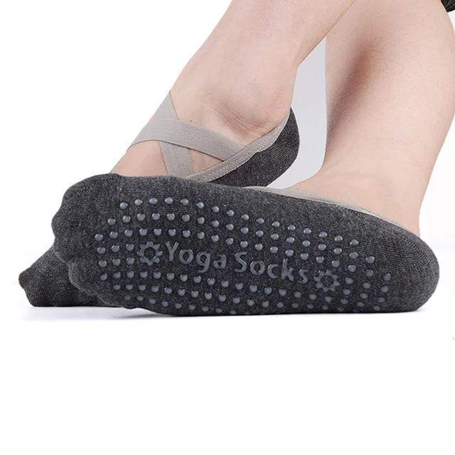 Womens Yoga Socks Low Cut Anti Slip Sticky Bottom Workout Pilates Grip Sock For Woman Dance Slippers Fitness Ballet Socken