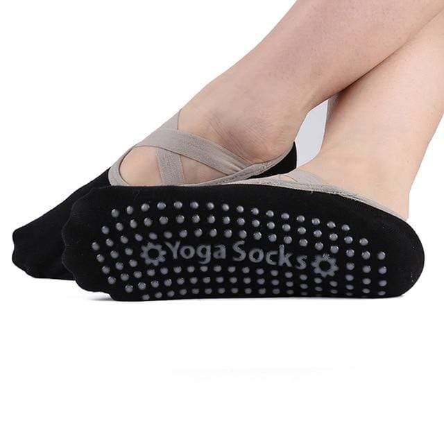 Womens Yoga Socks Low Cut Anti Slip Sticky Bottom Workout Pilates Grip Sock For Woman Dance Slippers Fitness Ballet Socken