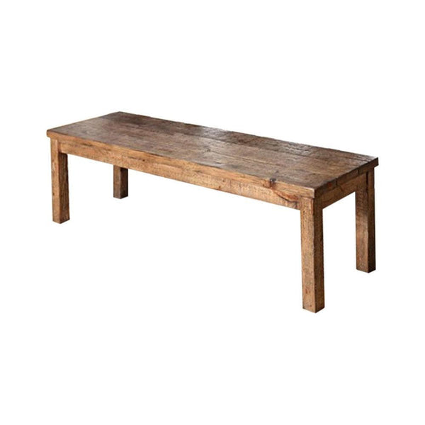 Wood bench, Brown-Accent and Storage Benches-Brown-Wood-JadeMoghul Inc.