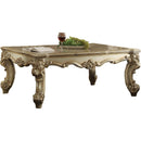 Wood Coffee Table in Gold Patina-Coffee Tables-Gold-Wood-JadeMoghul Inc.