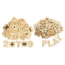 WOOD LETTERS & NUMBERS-Arts & Crafts-JadeMoghul Inc.