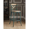 Wood & metal Bar Height Chair with X-Style Panel back, Antique Sky Blue-Bar Chairs-Antique Sky Blue-Wood & Metal-JadeMoghul Inc.