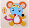 Wooden 3D Puzzle Jigsaw Wooden Toys For Children Cartoon Animal Puzzles Intelligence Kids Children Educational Toy-Gold-JadeMoghul Inc.