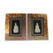 Wooden Buddha Wall decor, Multicolor, Assortment Of 2-Decorative Objects and Figurines-Multicolor-Wood-JadeMoghul Inc.