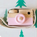 Wooden Camera Cute Mini  Toys Safe Natural for Baby Children Fashion Clothing Accessory Blue Pink White Birthday Christmas Gifts