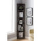 Wooden Corner Display Cabinet, Brown-Cabinets-Brown-MDF Wood-JadeMoghul Inc.