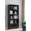 Wooden Display Cabinet, Red Cocoa Brown-Cabinets-Red Cocoa-MDF Wood-JadeMoghul Inc.