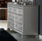 Wooden Dresser With 7 Storage Drawers, Silver-Bedroom Furniture-Silver-Wood-JadeMoghul Inc.
