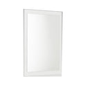 Wooden Framed Mirror in Rectangular Shape, White-Mirrors-White-Mirror Wood-JadeMoghul Inc.