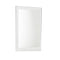 Wooden Framed Mirror in Rectangular Shape, White-Mirrors-White-Mirror Wood-JadeMoghul Inc.