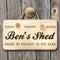 Wooden Gifts & Accessories No Project Too Hard Personalized Signs Shed Wooden Sign Treat Gifts