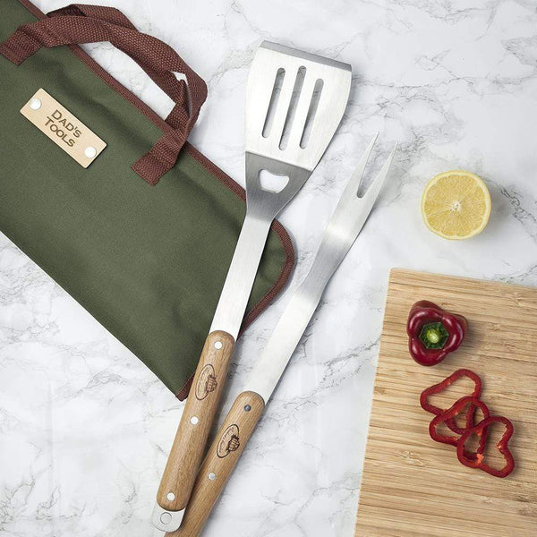 Wooden Gifts & Accessories Personalised BBQ Tools Set Treat Gifts