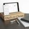 Wooden Gifts & Accessories Personalised Double Office Desk Tablet Holder Treat Gifts