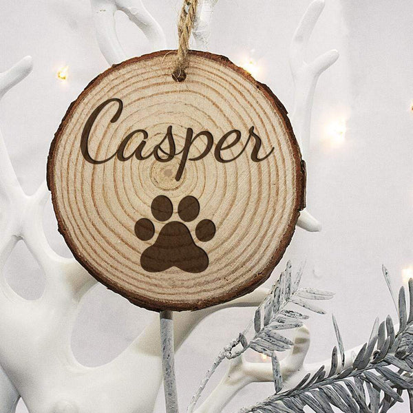 Wooden Gifts & Accessories Personalised Engraved Family Cat Christmas Tree Decoration Treat Gifts