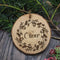 Wooden Gifts & Accessories Personalised Engraved Holly Wreath Christmas Tree Decoration Treat Gifts