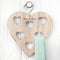 Wooden Gifts & Accessories Personalised Heart Scarf Holder Treat Gifts