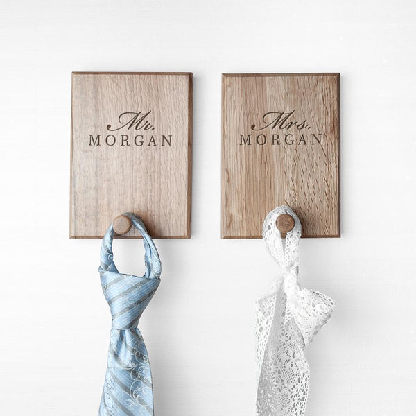 Wooden Gifts & Accessories Personalized Couple Gifts Stylish Couples Peg Hook Treat Gifts