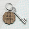 Wooden Gifts & Accessories Personalized Keychains Flower Shape Walnut Keyring Treat Gifts