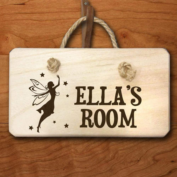 Wooden Gifts & Accessories Personalized Signs Fairy Engraved Door Hanger Treat Gifts
