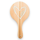 Wooden Hand Mirror - Personalized Heart (Pack of 1)-Personalized Gifts for Women-JadeMoghul Inc.
