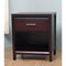 Wooden Nightstand with Power Outlet, Brown-Bedroom Furniture-Brown-Wood-JadeMoghul Inc.