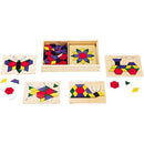 WOODEN PATTERN BLOCKS & BOARDS-Toys & Games-JadeMoghul Inc.