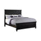 Wooden Queen Bed, Black-Panel Beds-Black-Poplar Mdf Particle Board / Birch Veneer Plywood-JadeMoghul Inc.