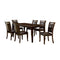 Woodside Contemporary Dining Table, Expresso Finish-Dining Tables-Dark Cherry-Wood-JadeMoghul Inc.