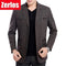 Wool blend Men Blazer / Casual Outwear Slim Fit Coat