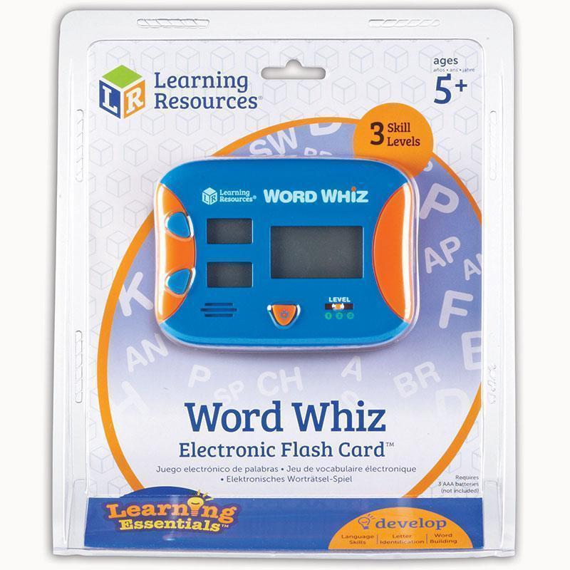 WORD WHIZ ELECTRONIC FLASH CARD-Learning Materials-JadeMoghul Inc.