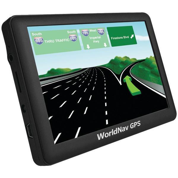 WorldNav 5880 High-Resolution 5" Truck GPS with Bluetooth(R)-GPS A/V Receivers-JadeMoghul Inc.