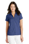 Woven Shirts Collared Shirt - Port Authority Ladies Textured Camp Shirt Port Authority