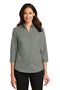 Woven Shirts Port Authority Ladies 3/4-Sleeve SuperProTwill Shirt. L665 Port Authority