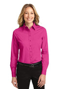Woven Shirts Port Authority Ladies Long Sleeve Easy Care Shirt.  L608 Port Authority