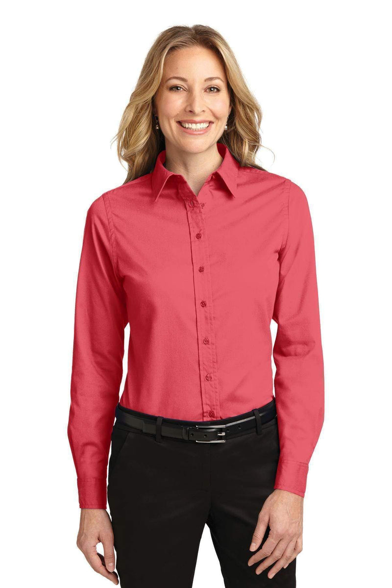 Woven Shirts Port Authority Ladies Long Sleeve Easy Care Shirt.  L608 Port Authority