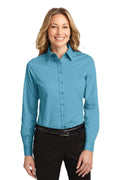 Woven Shirts Port Authority Ladies Long Sleeve Easy Care Shirt.  L608 Port Authority