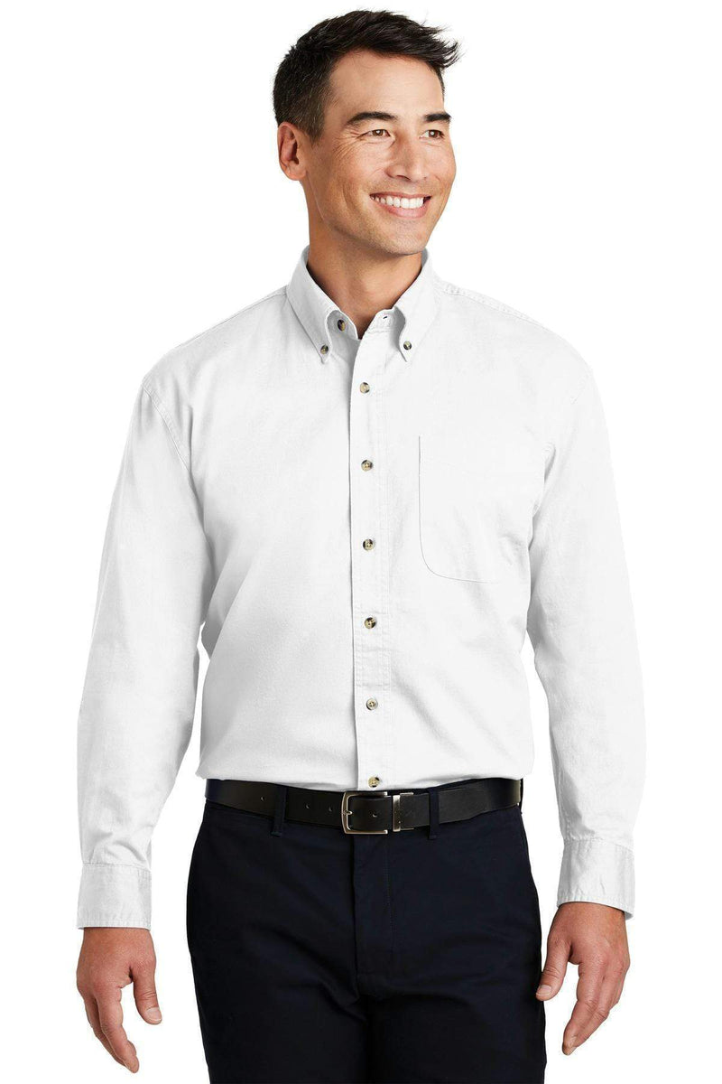 Port Authority Long Sleeve Twill Shirt. S600T
